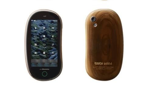 Touch Wood, drewniany telefon. Koncepcja DoCoMo