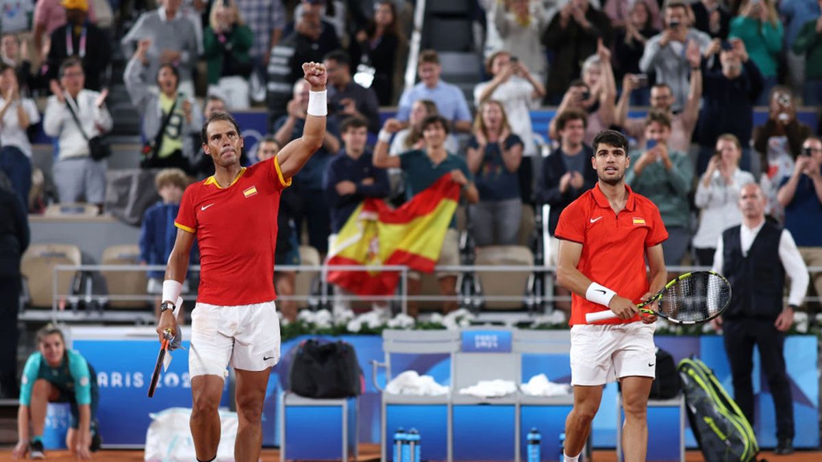 Zdjęcie okładkowe artykułu: Getty Images / Clive Brunskill / Na zdjęciu: Rafael Nadal i Carlos Alcaraz