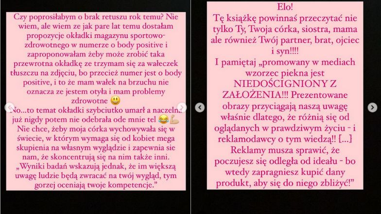 Zofia Zborowska rozprawia na temat retuszu i ciałopozytywności