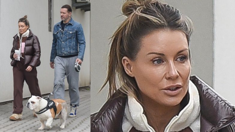 Małgorzata Rozenek i Radosław Majdan z Georgem u weterynarza