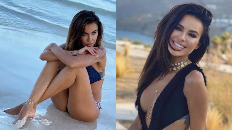 Natalia Siwiec pręży się na plaży