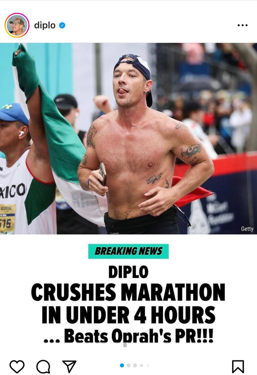 Diplo opowiada o przebiegnięciu maratonu po zażyciu LSD