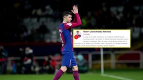 Hiszpańskie media piszą o zachowaniu Lewandowskiego w meczu Barcelony