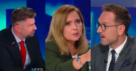 Prostacki "żart" posła PiS na antenie. Dumał, czy Robert Biedroń jest "mężem, czy żoną" Krzysztofa Śmiszka: "Jest pan HOMOFOBEM" (WIDEO)