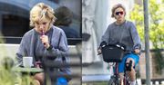 Zwyczajna Helena Englert "przyłapana" podczas przejażdżki na rowerze (ZDJĘCIA)