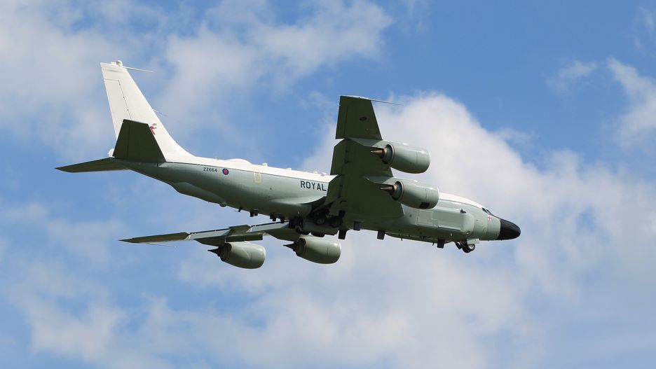 RC-135W Rivet Joint
Image shows an RAF Rivet Joint RC-135W signals intelligence aircraft taking off from RAF Waddington in Lincolnshire.

The RC-135W Rivet Joint is a large, all-weather electronic surveillance aircraft based on the C-135 airframe.

The Royal Air Force has purchased three RC-135 Rivet Joint aircraft, currently being converted from KC-135R Stratotanker airframes to RC-135W standard at the L3 Communications facility in Greenville, Texas. The first aircraft is due for delivery in late 2013, with the final delivery expected in 2017.

A programme of continual upgrades has kept the USAF RC-135 fleet at the cutting edge of technology and relevant capability. The three RAF aircraft will continue to benefit from the upgrade programme in turn with USAF aircraft.

The RC-135W Rivet Joint is equipped with a variety of sensors, allowing its multi- disciplined crew to intercept and exploit emissions across the electromagnetic spectrum, providing both strategic and tactical level intelligence.

Sgt Si Pugsley RAF
RAF Waddington, Royal Air Force, RAF, Equipment, Aircraft, Intelligence and surveillance, RC-135W Rivet Joint, KC-135R, Airborne intelligence , ISTAR, 51 Squadron, Airseeker