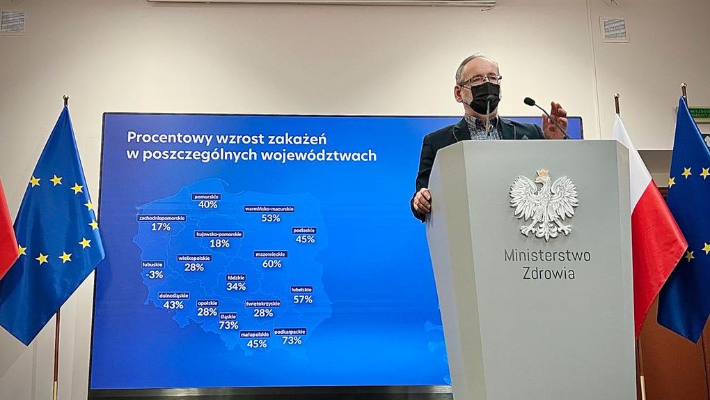 Minister zdrowia Adam Niedzielski o piątej fali