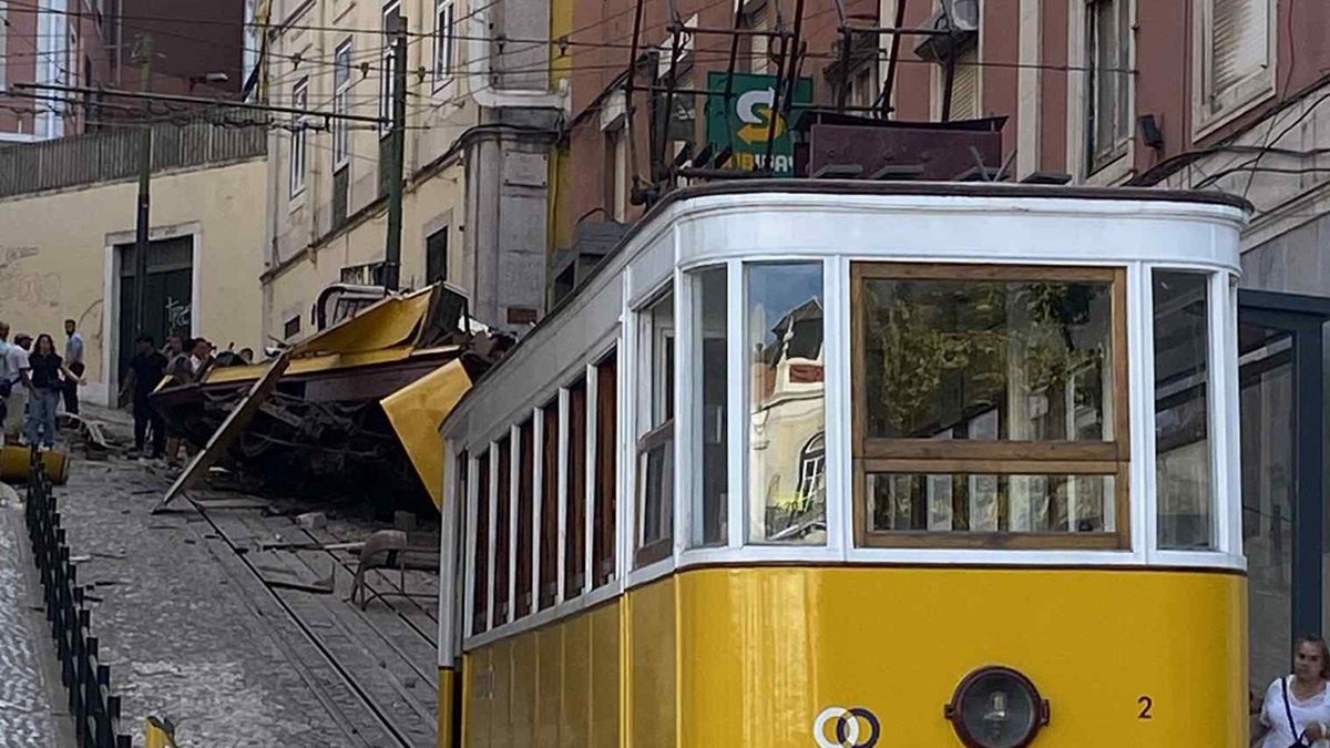 Miejsce wypadku w Lizbonie 4 września.