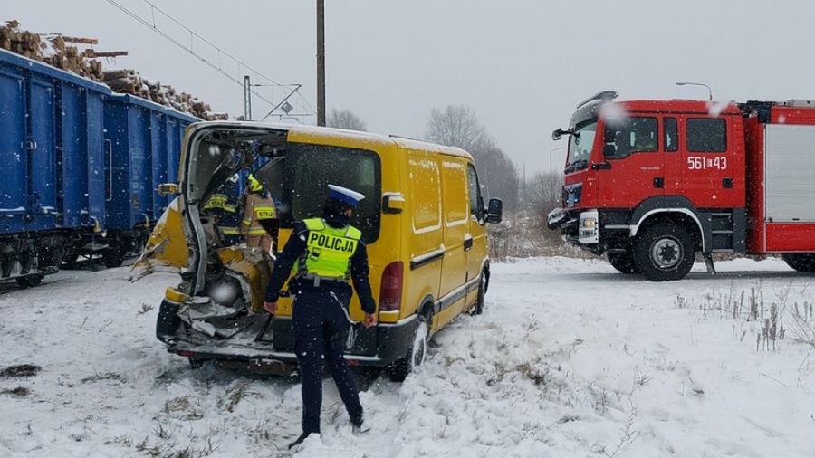 wypadek tory kolejowe