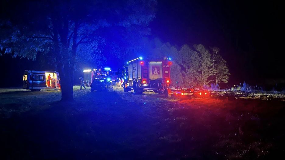 Akcja ratunkowa w Suchedniowie w powiecie skarżyskim.