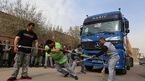 Idą w ślady Pudzianowskiego. Tak wyglądają zawody strongmanów w Afganistanie