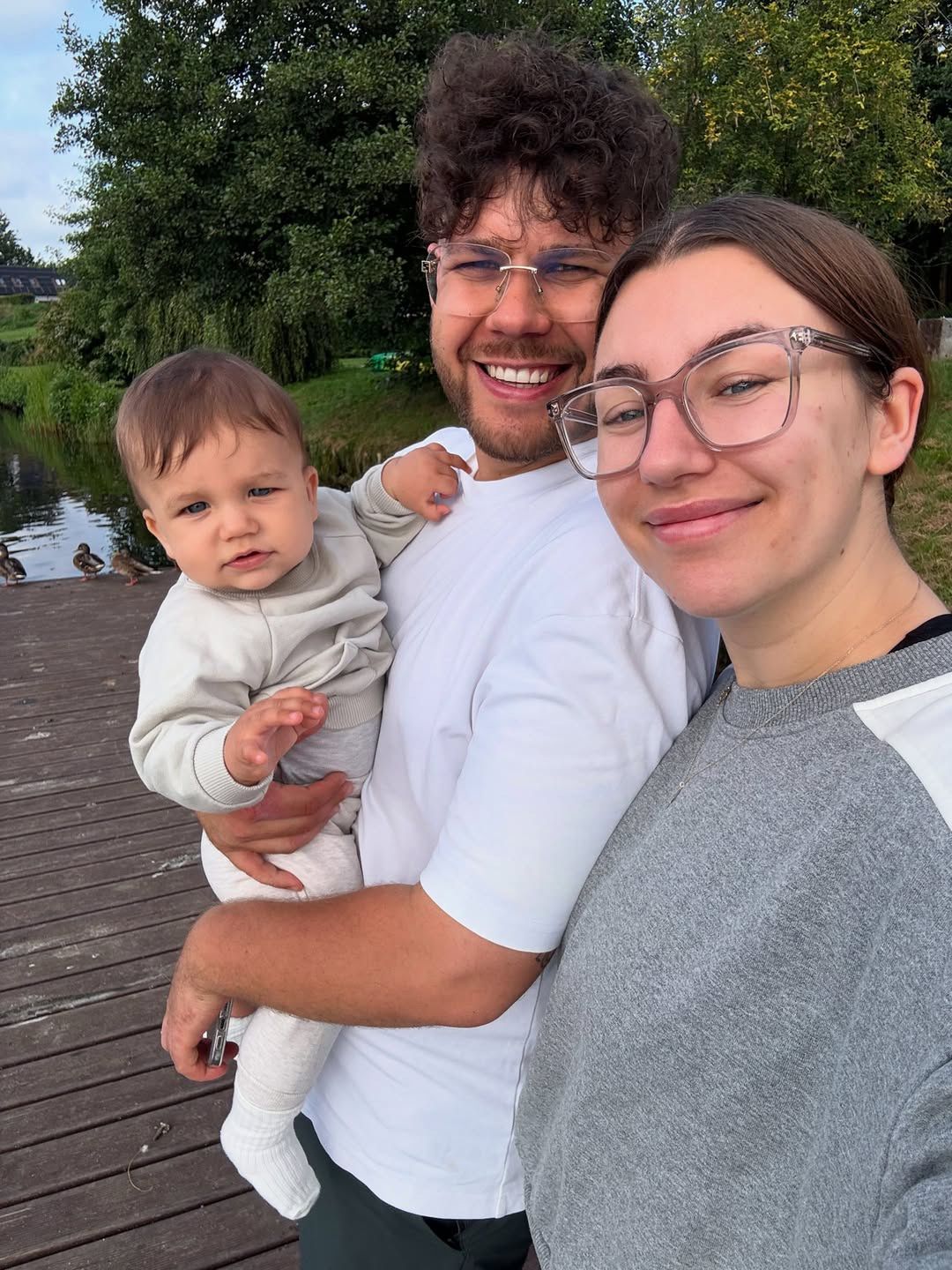 Jawor z żoną Zukoll i synkiem