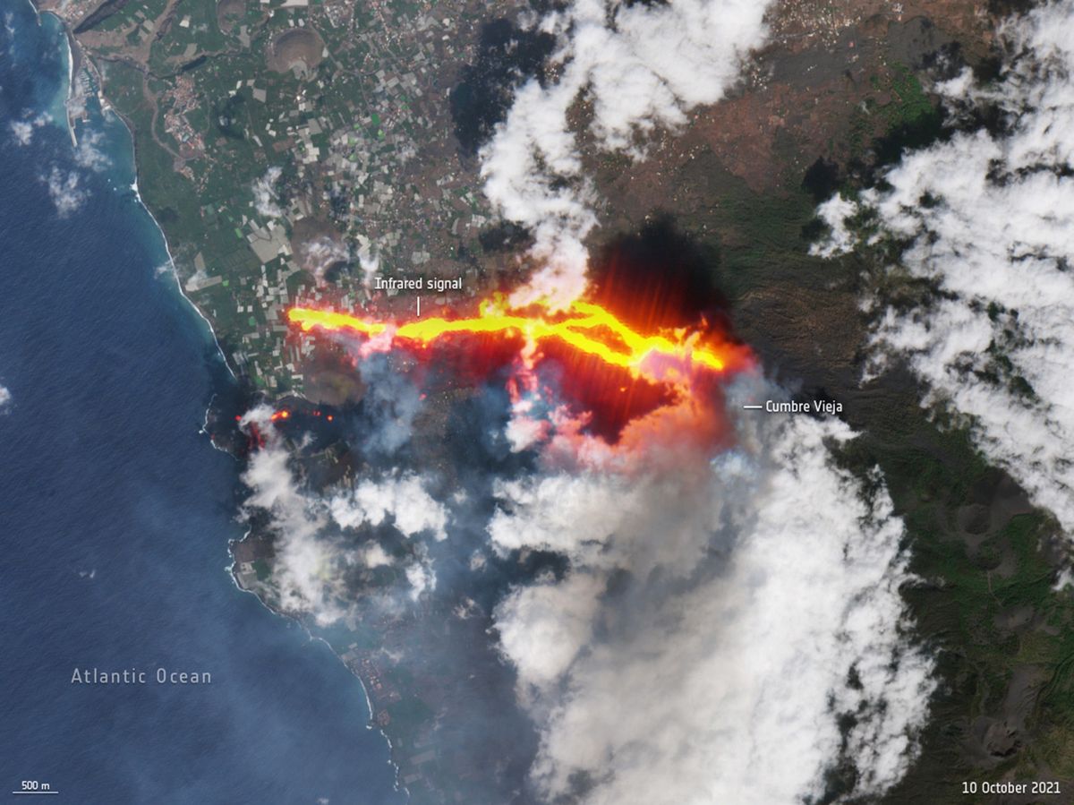 Erupcja Cumbre Vieja. Miasto wymazane z mapy. Zniknęło pod lawą 