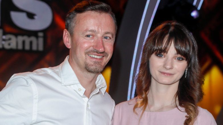 Adam Małysz z córką Karoliną