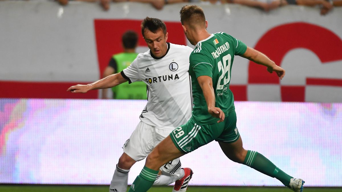 Zdjęcie okładkowe artykułu: PAP / Bartłomiej Zborowski / Miroslav Radović (Legia Warszawa) i Sean McLoughlin (Cork City)