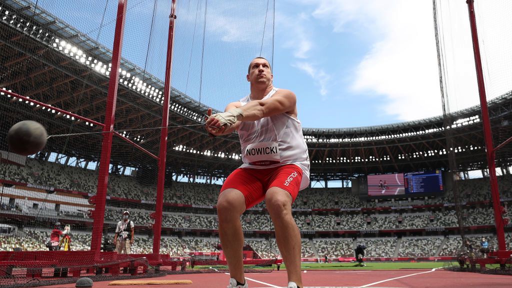 Wojciech Nowicki podczas eliminacji w Tokio