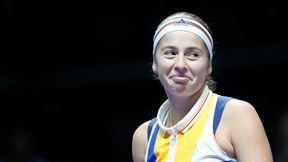 Jelena Ostapenko zadowolona z udziału w Mistrzostwach WTA. "Cieszę się, że otrzymałam taką szansę"