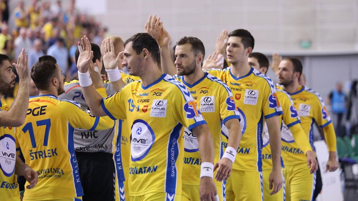 Materiały prasowe / PGE VIVE KIELCE / ANNA BENICEWICZ-MIAZGA / Na zdjęciu: zawodnicy PGE Vive Kielce