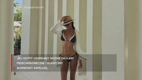 Bułka zabrał ukochaną na wakacje. Wyglądała obłędnie