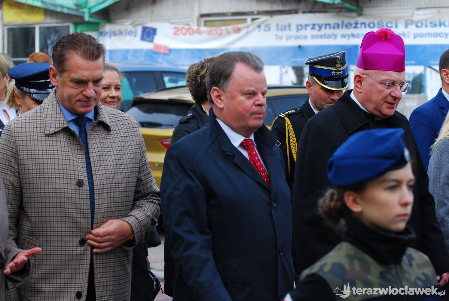 Otwarcie nowego budynku Zespołu Szkół w Kowalu i sztandar