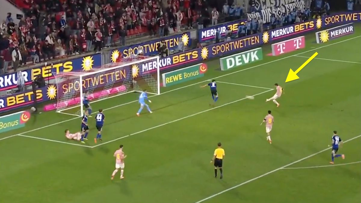 Twitter / ELEVEN SPORTS PL / Gol Jakuba Kamińskiego