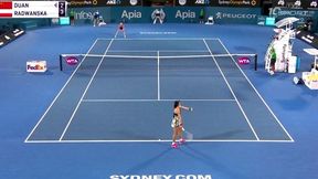 Radwańska – Duan: skrót z... returnu