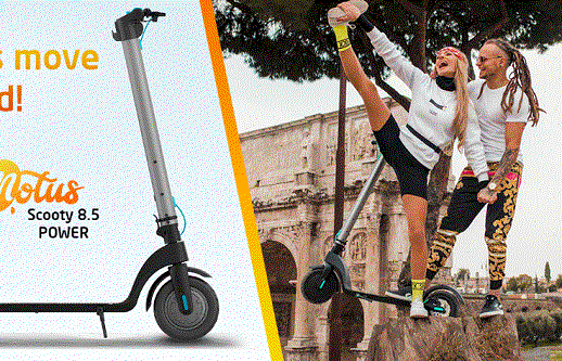 Motus wprowadza nowe hulajnogi elektryczne, promuje je duet Fit Lovers (wideo)