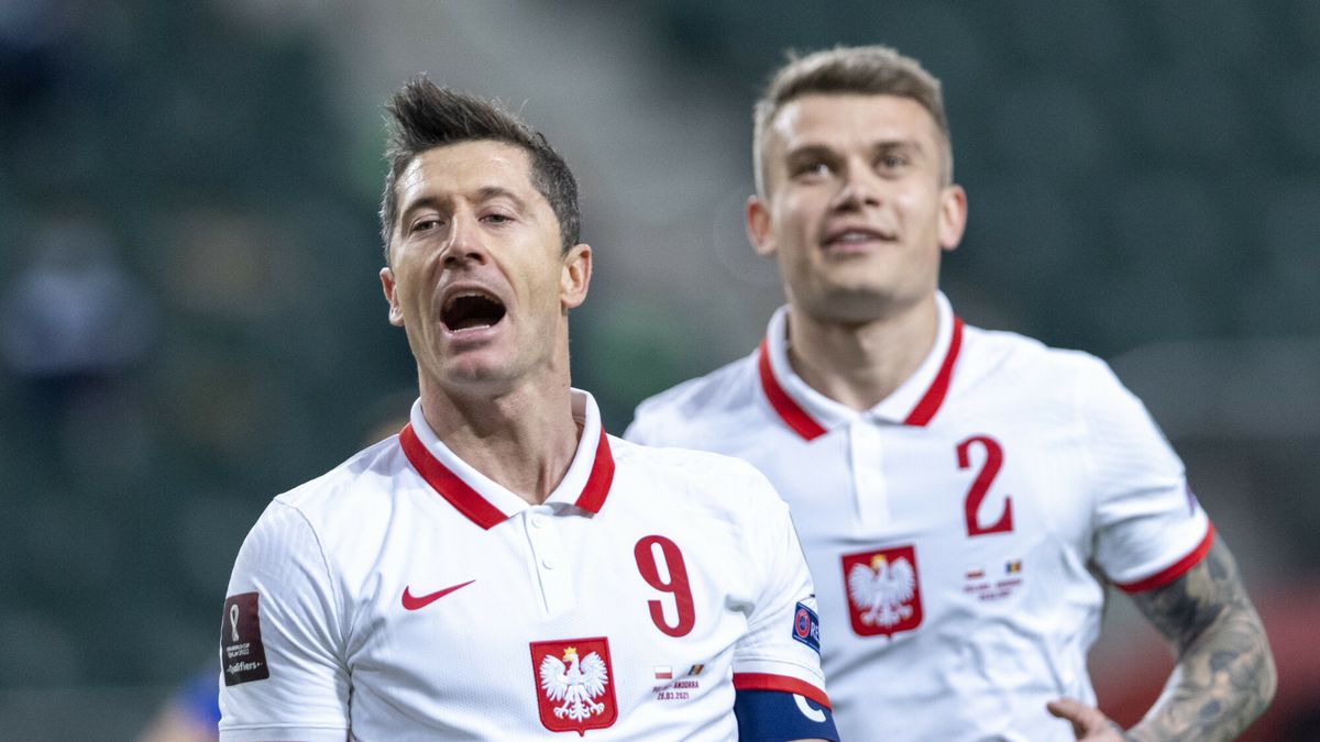 Robert Lewandowski i Kamil Piątkowski