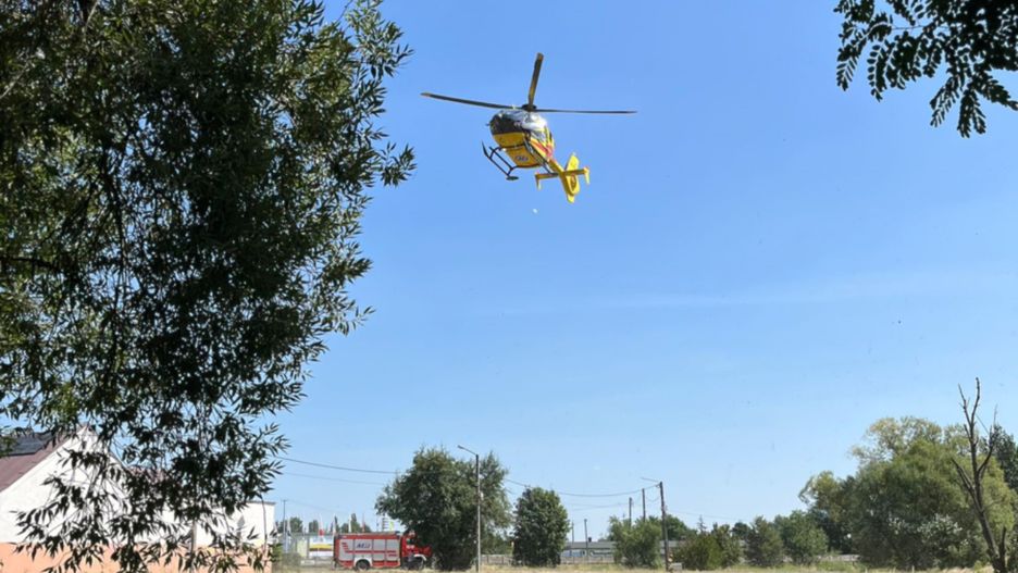 Wezwano śmigłowiec LPR