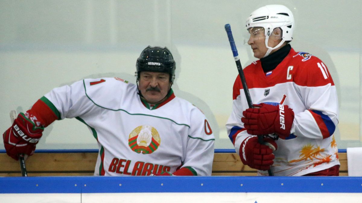 Alaksandr Łukaszenka i Władimir Putin