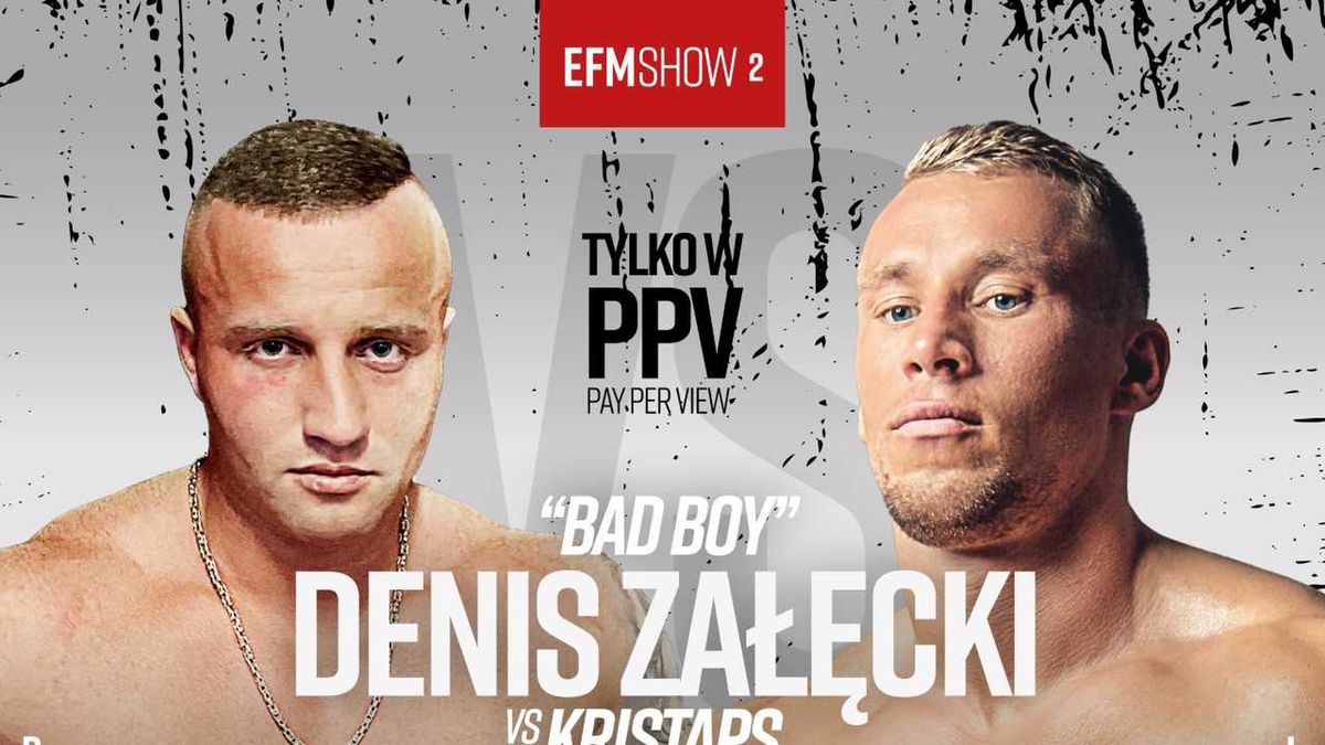 11 września na gali EFM SHOW 2 w formule CAGE BOX wystąpi Denis Załęcki