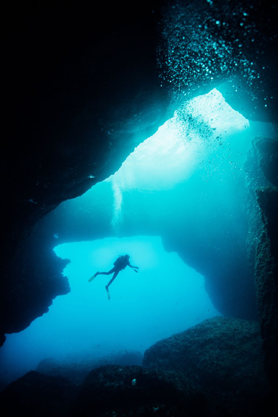 Blue Hole na Gozo to świetne miejsce do nurkowania 
