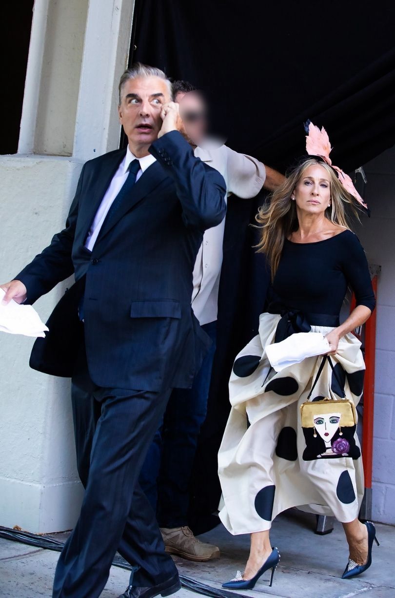 Sarah Jessica Parker i Chris Noth na planie "And Just Like That"
