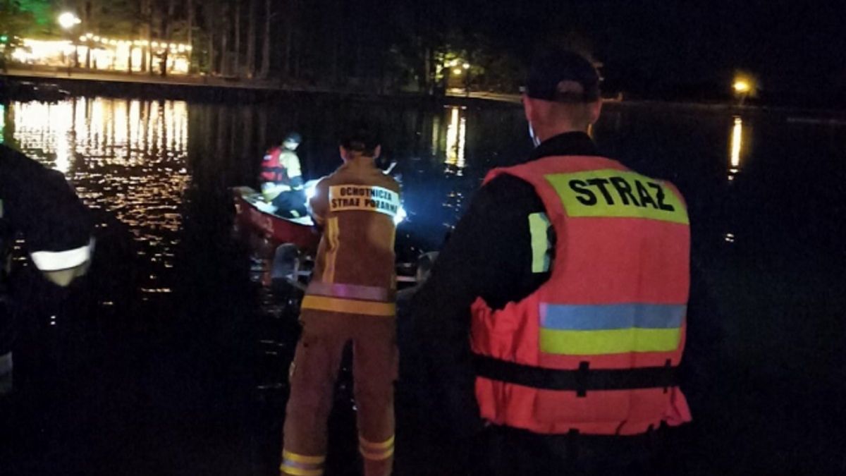 poszukiwania zaginionego mężczyzny w zalewie Chańcza