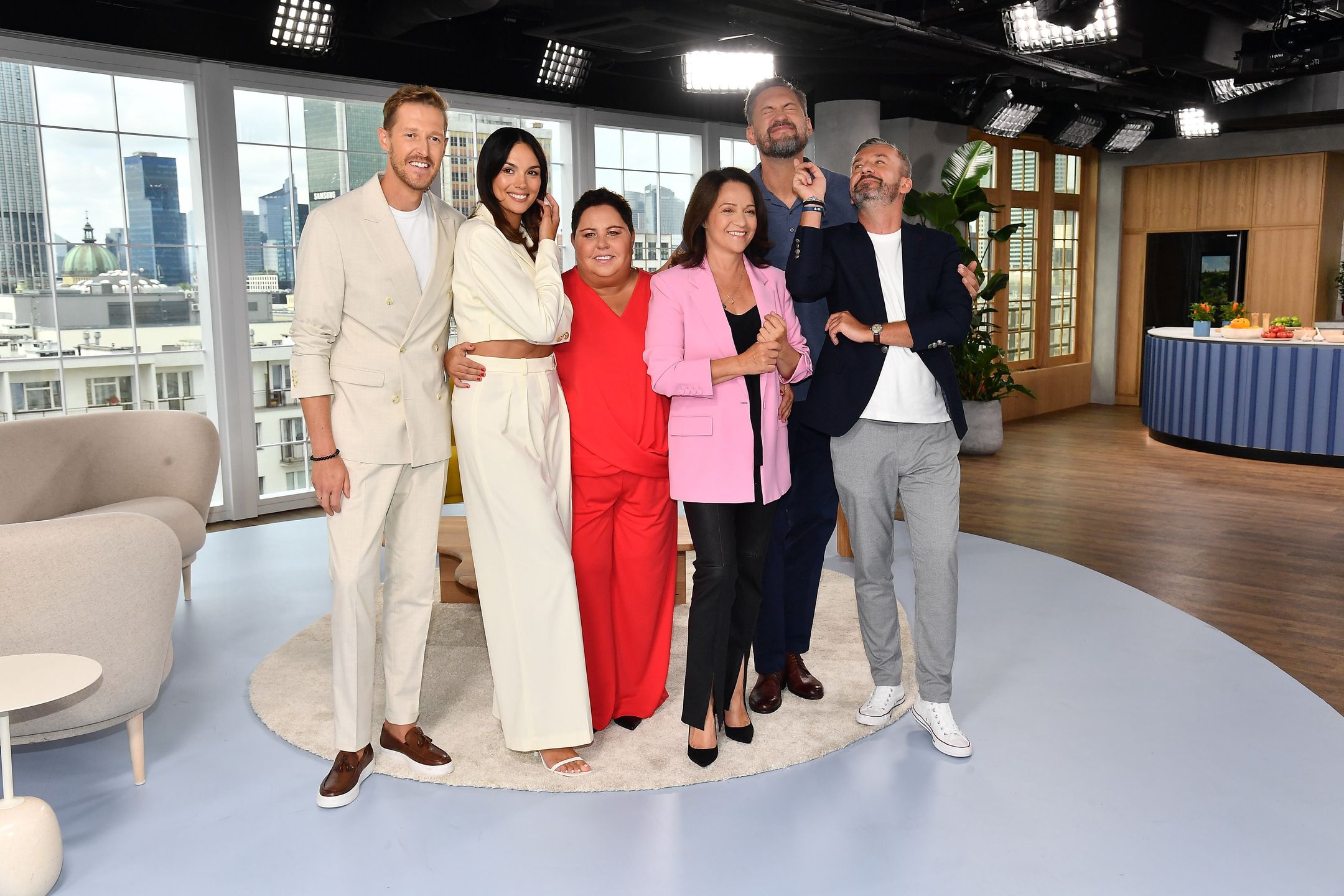 Spotkanie prasowe Dzien Dobry TVN
n/z: Michalowski Damian Krupinska Paulina  Wellman Dorota  Drzyzga Ewa Prokop Marcin  Skorzynski Krzysztof / Spotkanie prasowe Dzien Dobry TVN - 2023-08-28 / fot.KAPiF
KAPIF.pl