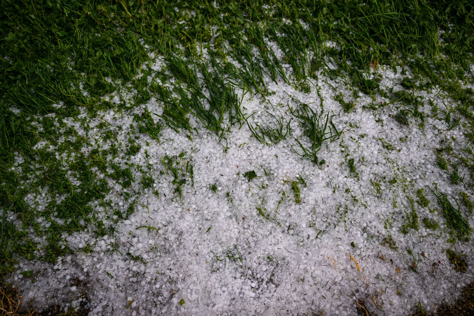 Przemyśl. Nad miastem przeszła gwałtowna burza z gradobiciem, występują podtopienia.