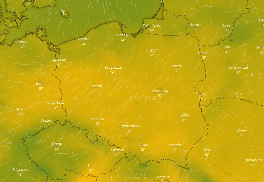 Pogoda w Polsce wciąż chłodna