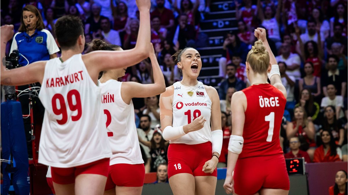 Materiały prasowe / VolleyballWorld / Na zdjęciu: reprezentacja Turcji