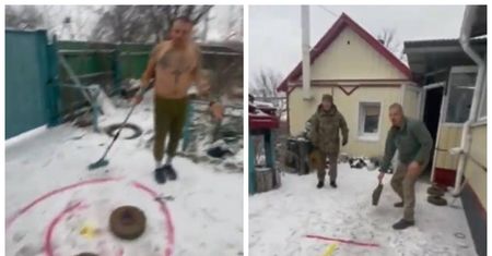 Nagranie z frontu. Zobaczcie, co Ukraińcy robią z minami