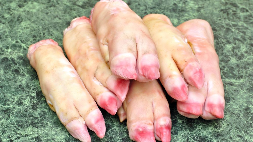 Marynowane kopyta wieprzowe