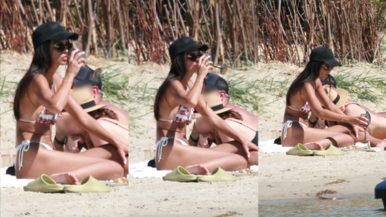 Klaudia El Dursi na plaży w Chałupach