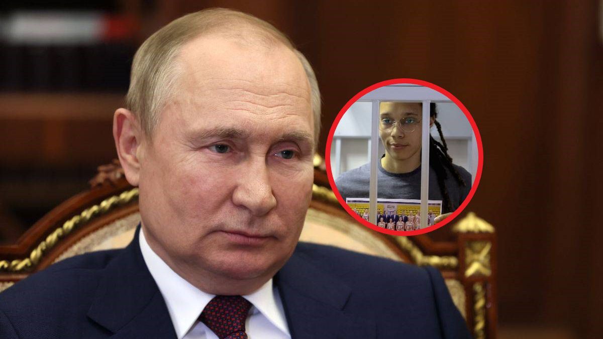 Władimir Putin, na małym zdjęciu: Brittney Griner