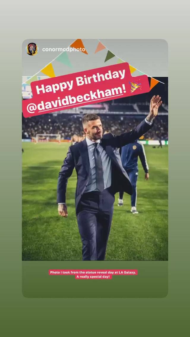 David Beckham - życzenia urodzinowe