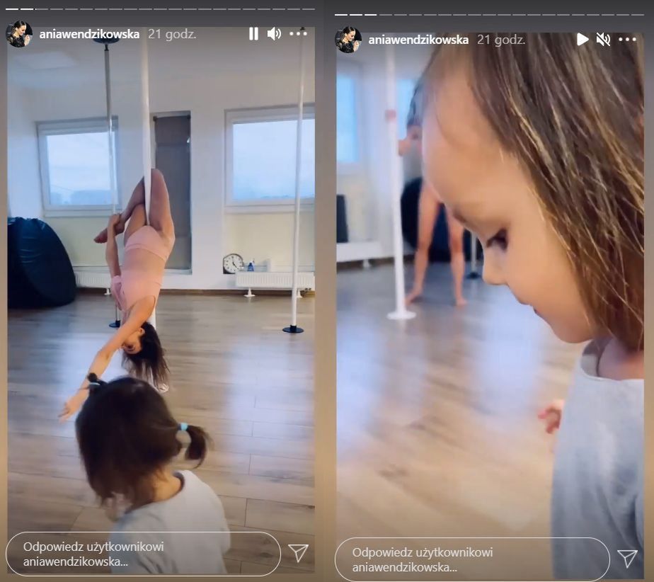 Anna Wendzikowska zabrała dzieci na lekcję tańca na rurze