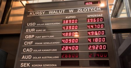 Kursy walut. Sytuacja epidemiczna ciąży krajom Europy Środkowo-Wschodniej