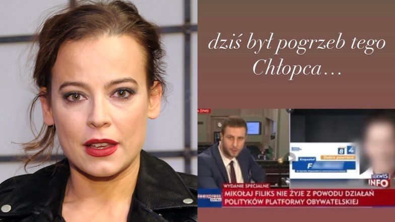 Anna Mucha przeciwstawia się polityce TVP! Nawiązuje do skandalicznych materiałów o śmierci syna Magdaleny Filiks