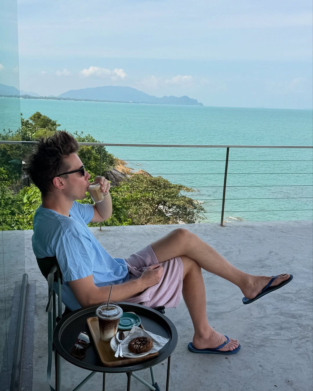 Michał Mikołajczak na wakacjach