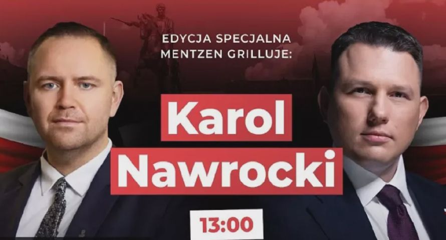 Mentzen mówił o rekordzie w sieci. Ilu osób w telewizji oglądało jego rozmowę z Nawrockim?