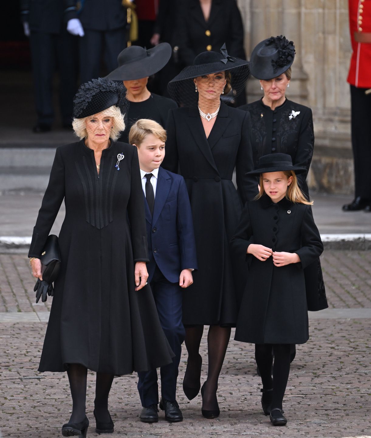 Meghan Markle i Kate Middleton na pogrzebie Elżbiety II