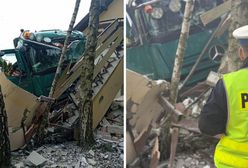 Tir zniszczył dom. Rodzina bez dachu nad głową